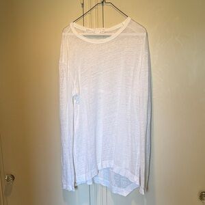 Wilt Classic White Long Sleeve Top